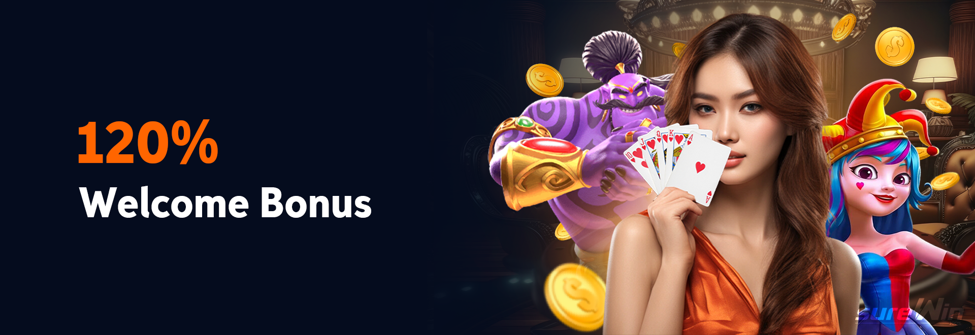 120% Welcome Bonus